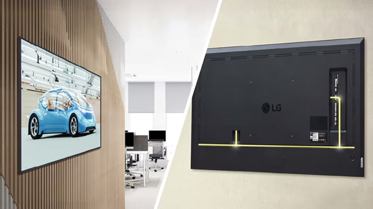 LG 49UH5Q-E – monitor Digital Signage z ukrytym wlotem zasilania